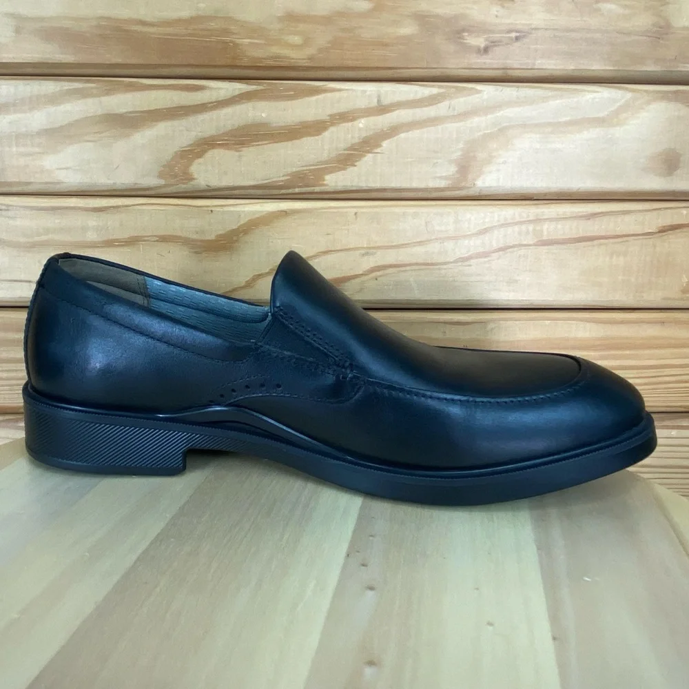JOHNSTON & MURPHY MADDOX XC4 Men’s 9 US Slip-on WP Loafers Black Leather Shoes